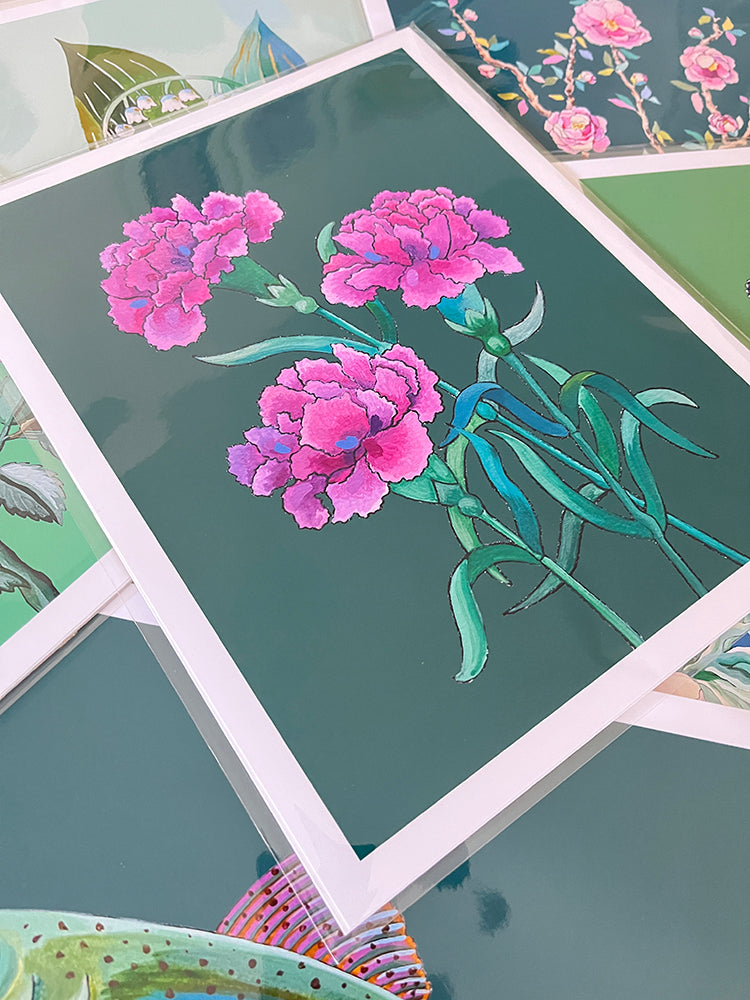 "Carnations" | art print