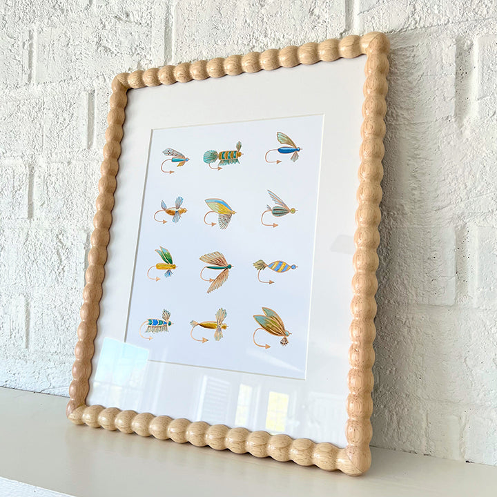 "Bait Bunch" | hand-embellished art print