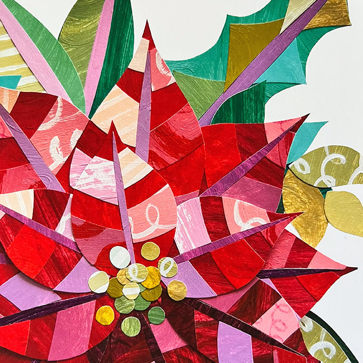 "Poinsettia Petals" | print