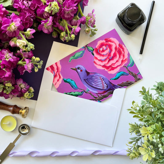 "Curtsy to the Queen" Greeting Cards | Set of 4