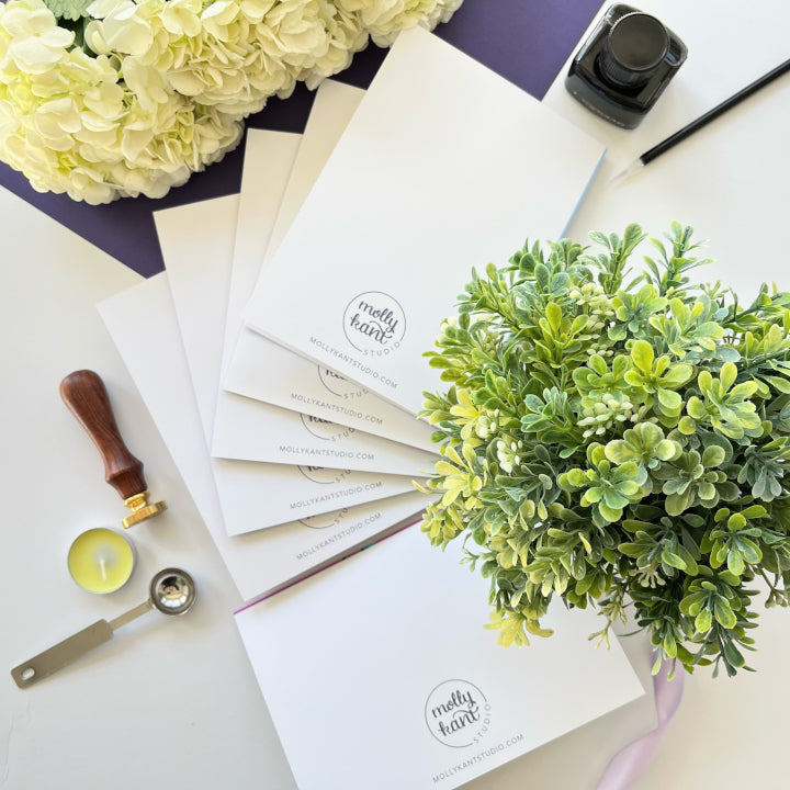 "Petals on Paper" Greeting Cards | Mixed Set of 6