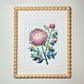 Birth Flower Hand-Embellished Print | November Chrysanthemum