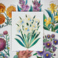 Birth Flower Hand-Embellished Print | December Narcissus