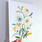 Birth Flower Hand-Embellished Print | April Daisies