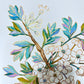Birth Flower Hand-Embellished Print | May Hawthorns