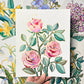 Birth Flower Hand-Embellished Print | June Roses