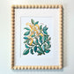 Birth Flower Hand-Embellished Print | June Honeysuckle