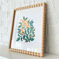 Birth Flower Hand-Embellished Print | June Honeysuckle