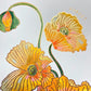 Birth Flower Hand-Embellished Print | August Poppy