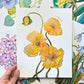 Birth Flower Hand-Embellished Print | August Poppy