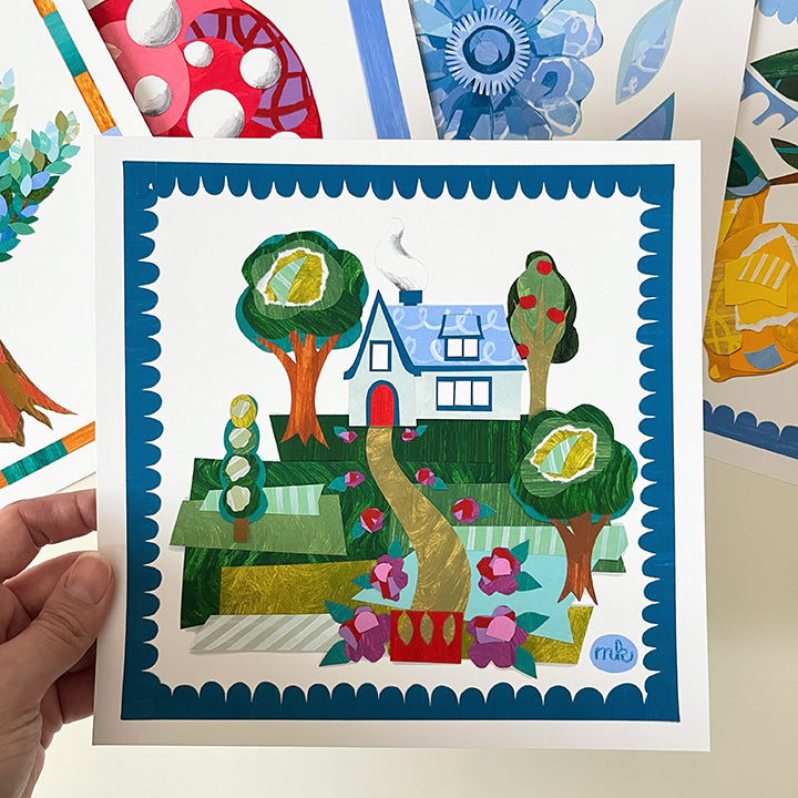 "Apple Blossom Cottage" | print
