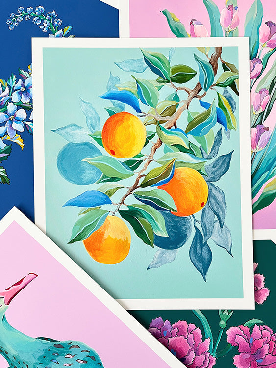 "Citrus Study" | art print