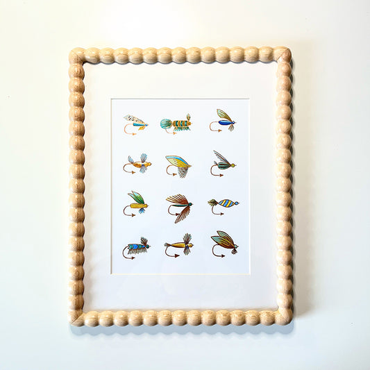 "Bait Bunch" | hand-embellished art print