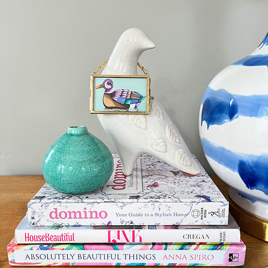 "Darby Duck" | framed mini print