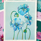 "Indigo Poppies" | art print