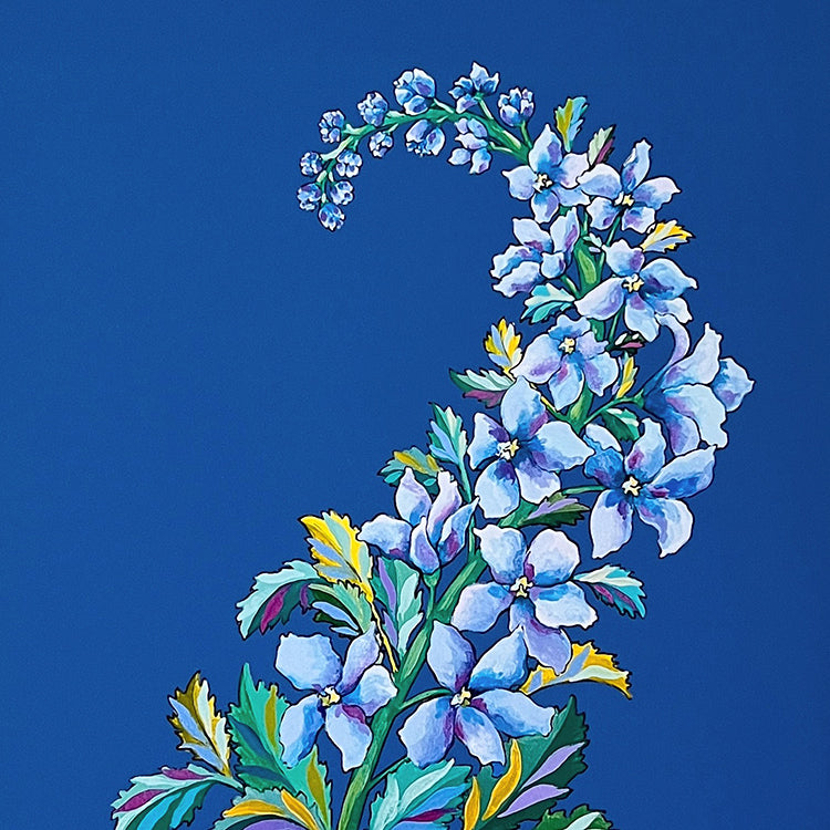"Larkspur" | art print