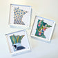 Minnesota acrylic block framed print | "Swedish Blue"