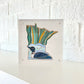 Minnesota acrylic block framed print | “Loon”