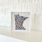 Minnesota acrylic block framed print | "Swedish Blue"