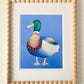 "Mikey Mallard" | art print
