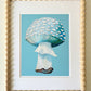 "Mushroom Study" | art print