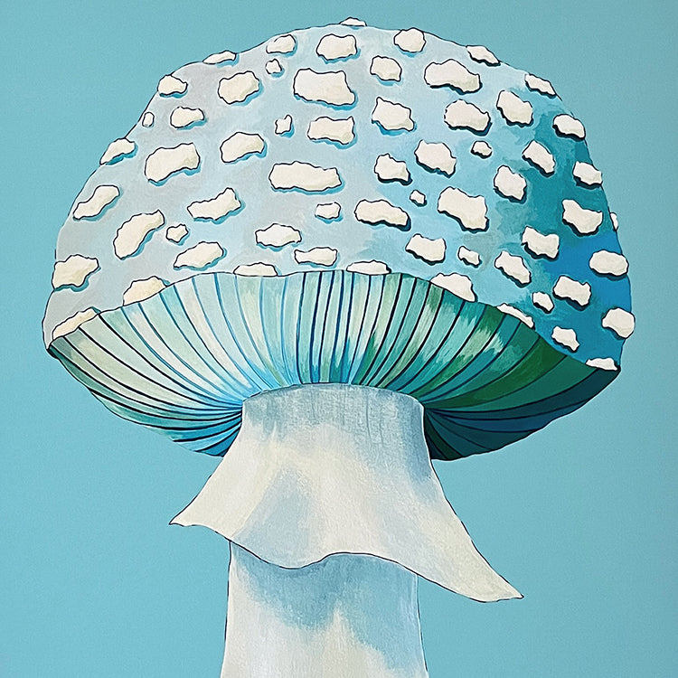 "Mushroom Study" | art print