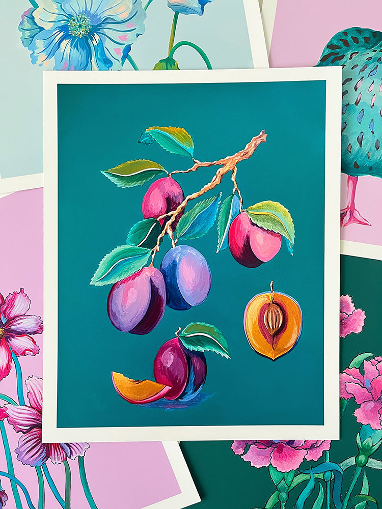 "Plum Study" | art print