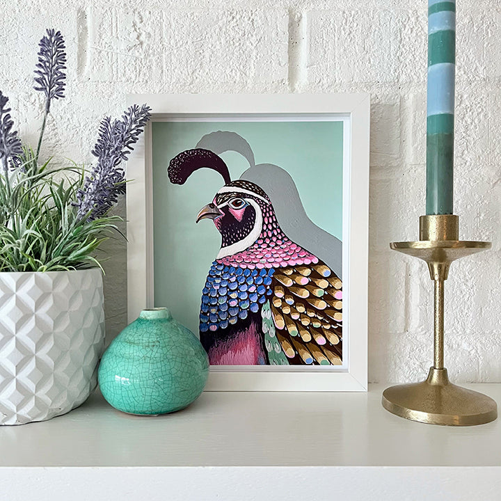 “Quincy Quail” | art print