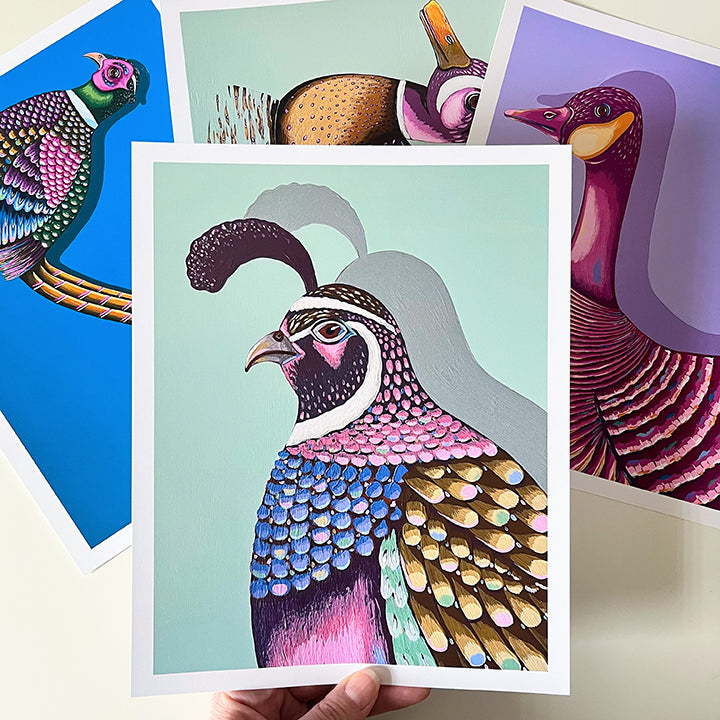 “Quincy Quail” | art print