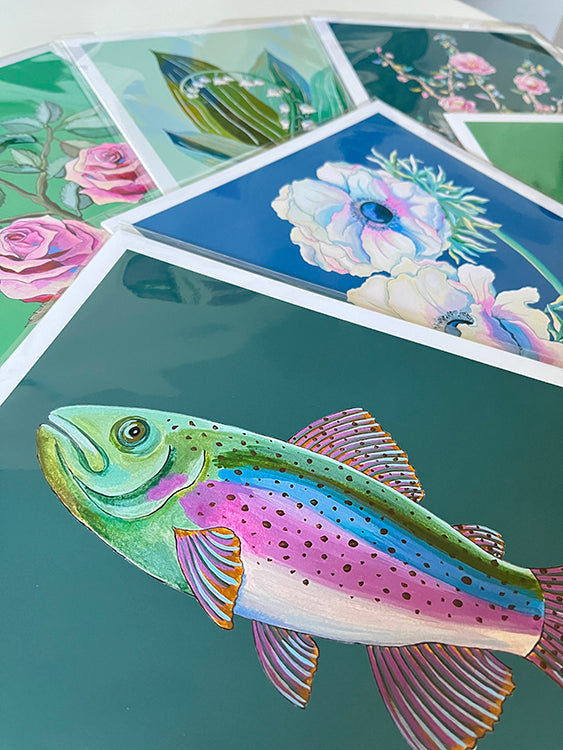 "Rainbow Trout" | art print
