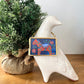 Blue & Red Hand-Painted Dala Horse Ornament