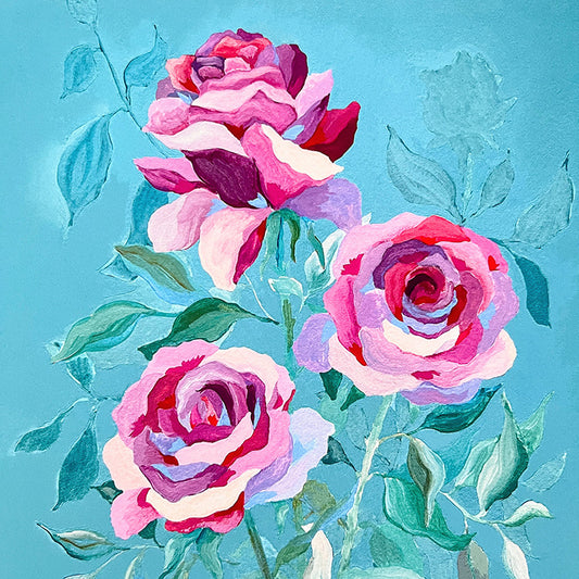 "Rose Stroll" | art print