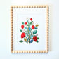 "Berry Ripe" | hand-embellished art print