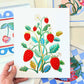 "Berry Ripe" | hand-embellished art print