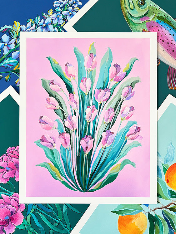 "Tulips" | art print