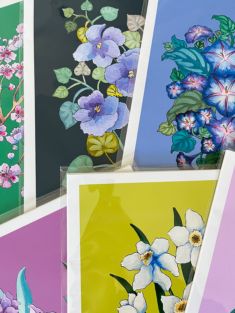 "Violets" | art print