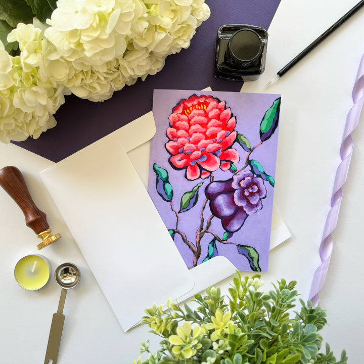 "A Little More Lipstick" Greeting Cards | Set of 4